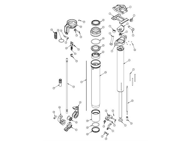 KS LEV / LEV Ci 125 Oljecartridge 125mm, pos. 8, sort 